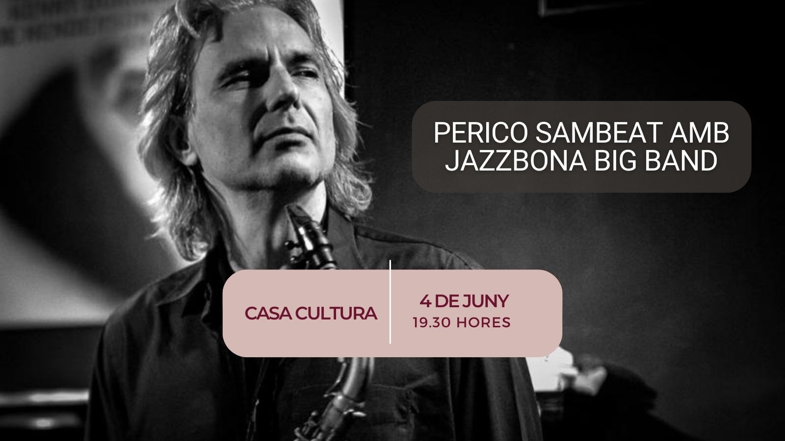 Mostra de jazz: Perico Sambeat amb Jazzbona Big Band 