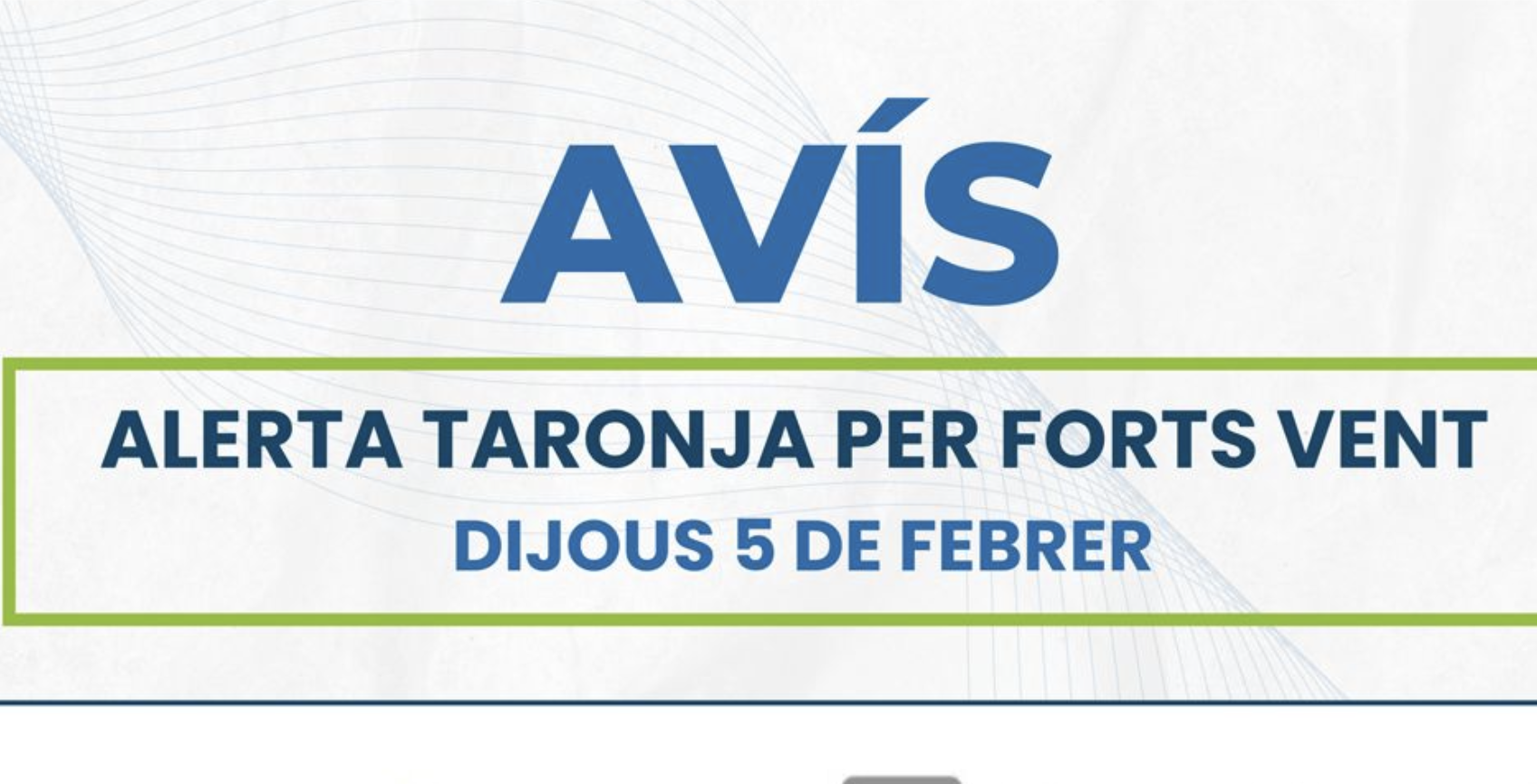 ?? AVÍS TARONJA PER FORTS VENTS