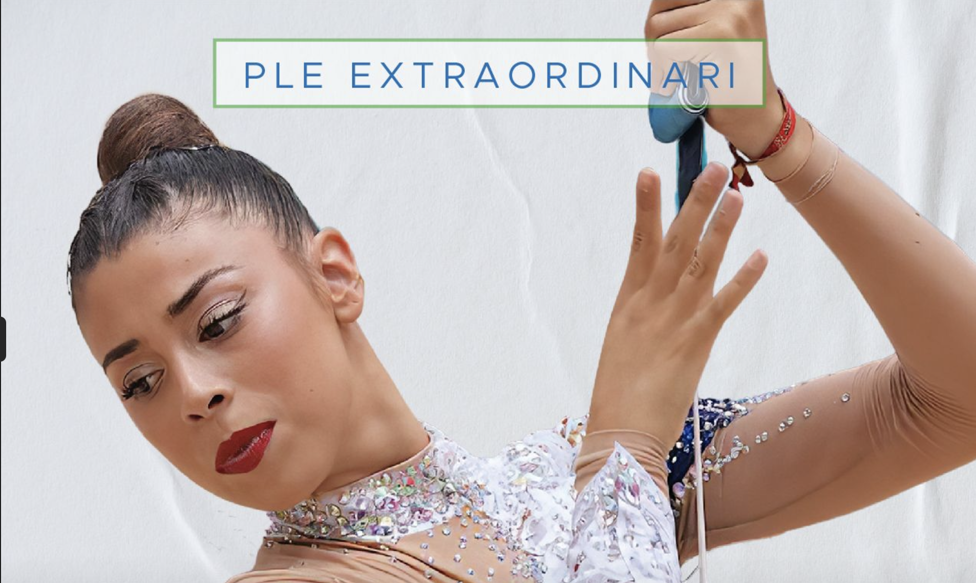 PLE EXTRAORDINARI - MEDALLA D’OR DE LA POBLA A MIREIA MARTÍNEZ