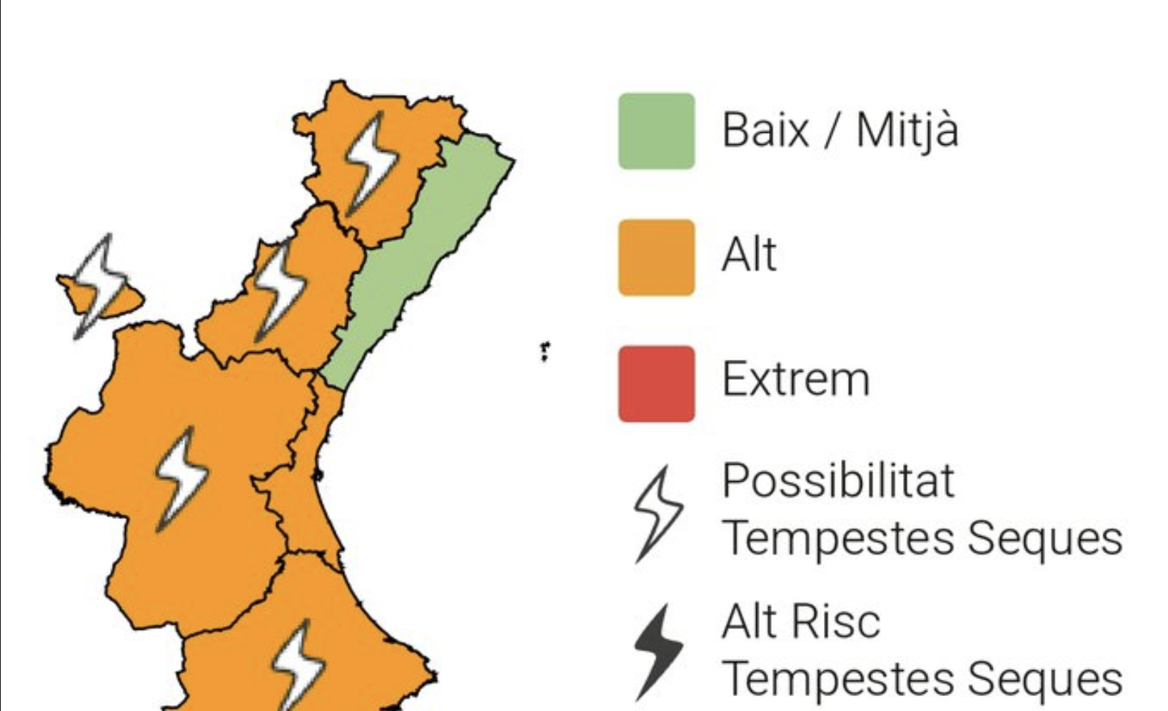 ? ALERTA TARONJA PER RISC D’INCENDI FORESTAL