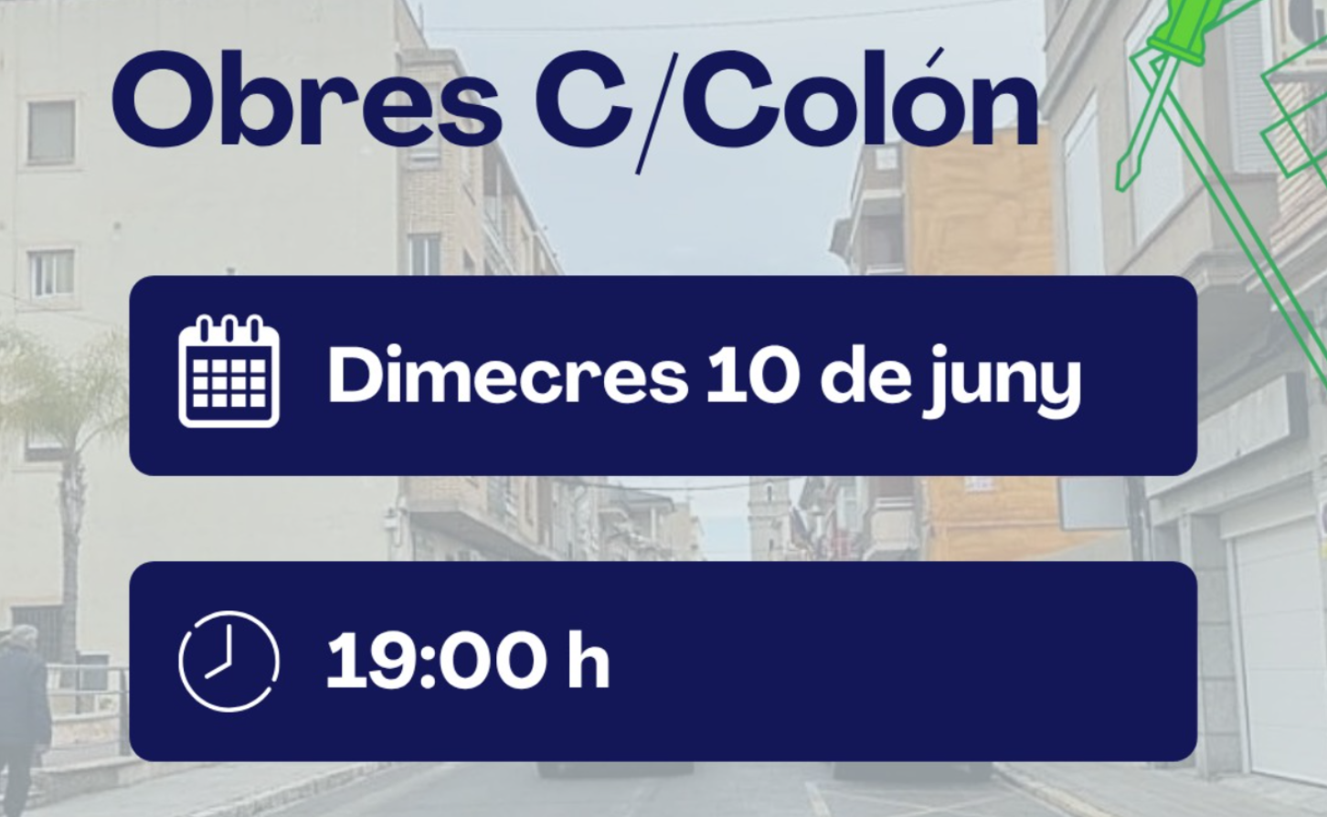 ? Reunió informativa sobre les obres del carrer Colón