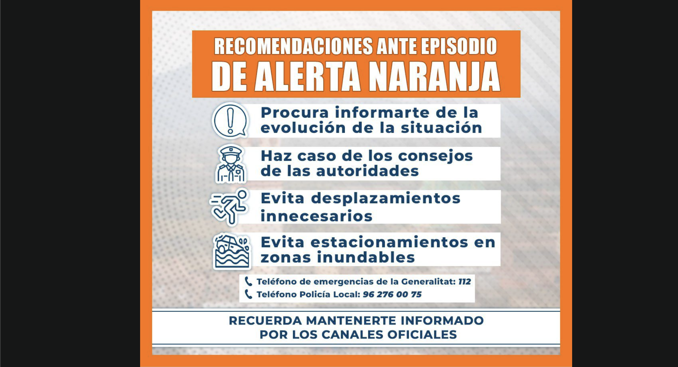 Alerta taronja per pluges