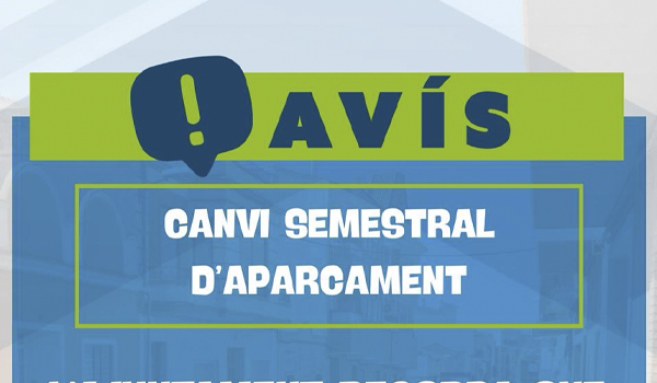 ?️ Canvi de vorera d'aparcament
