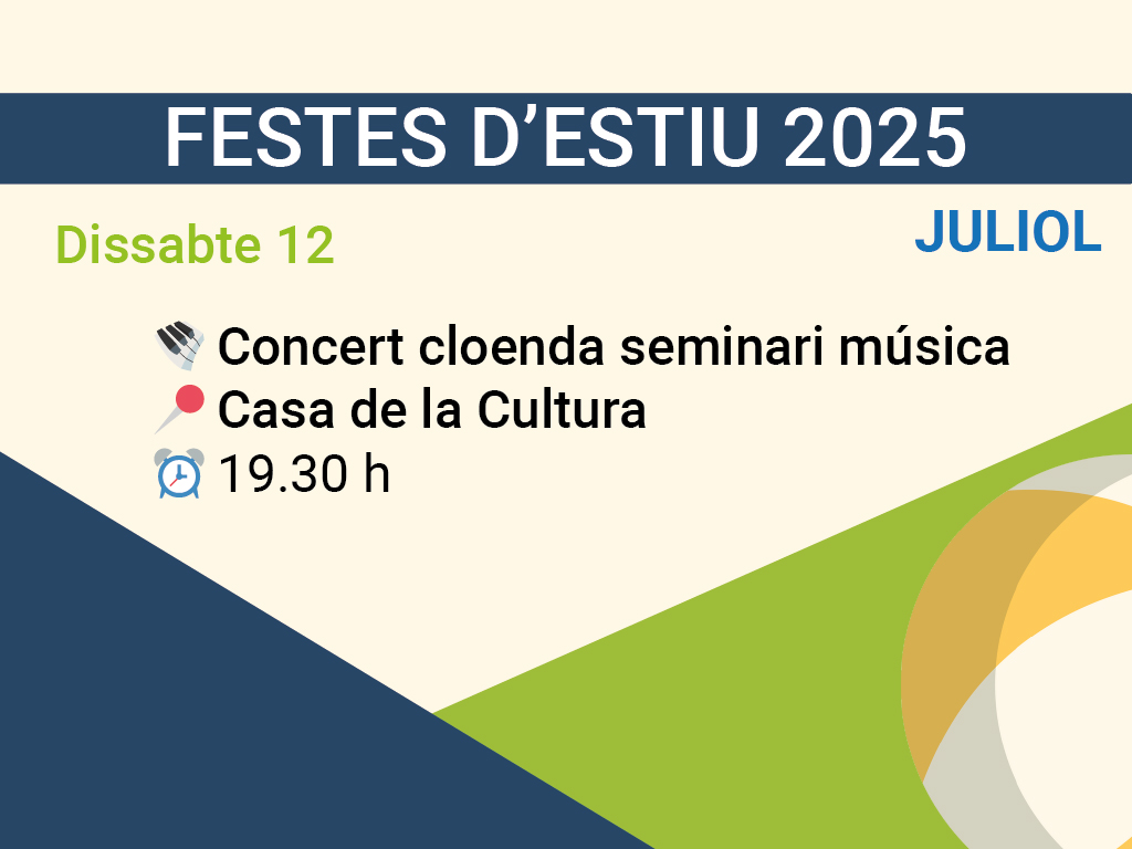 Concert cloenda seminari música