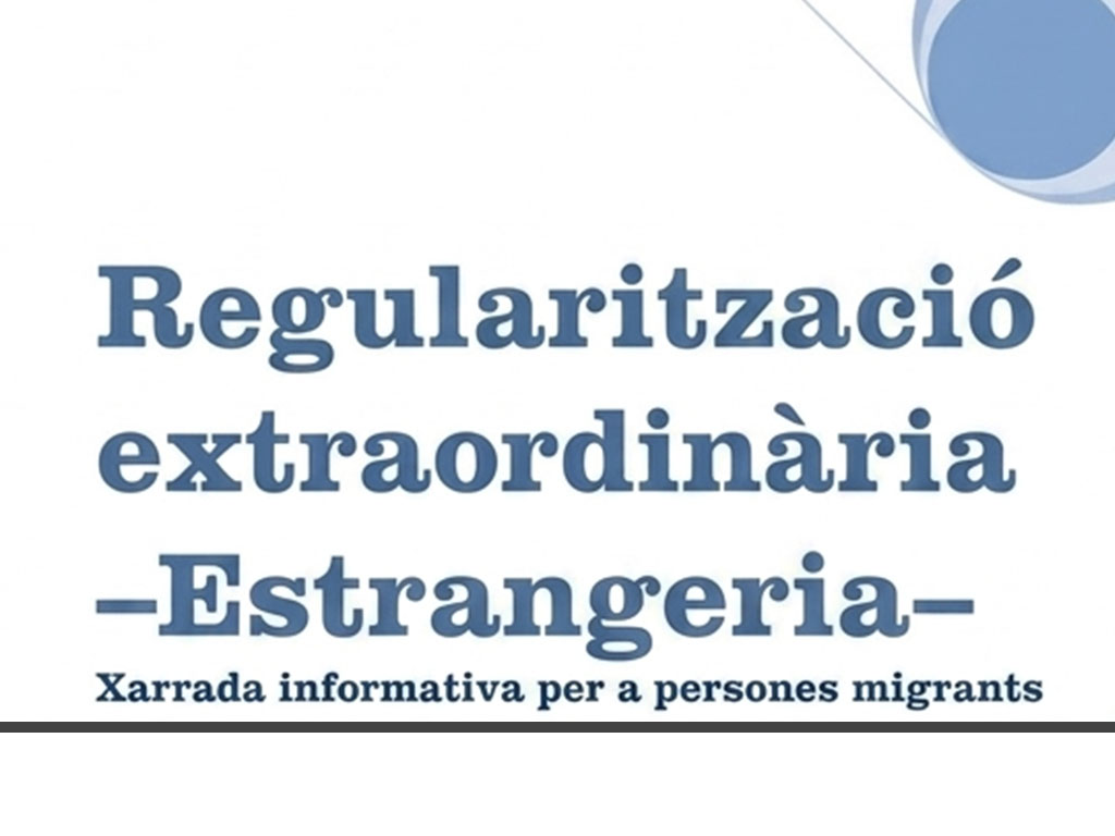 Charla informativa sobre regularización extraordinaria de extranjería