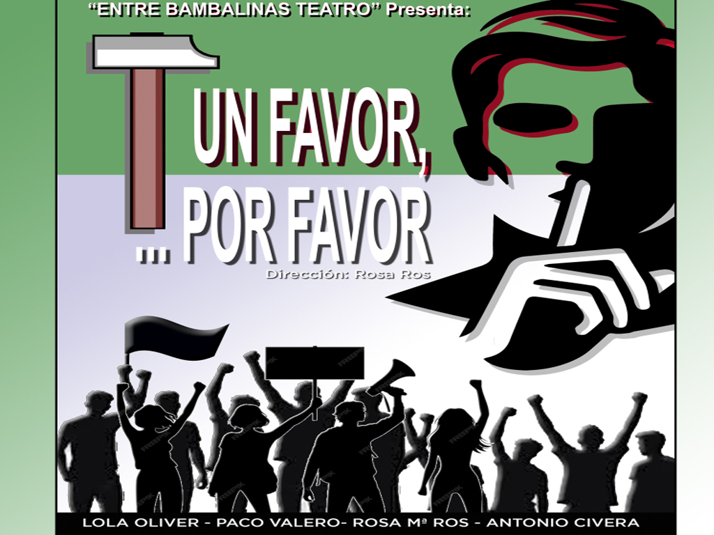 Café Teatre  Entre bambalinas Teatre " Un favor, por favor"