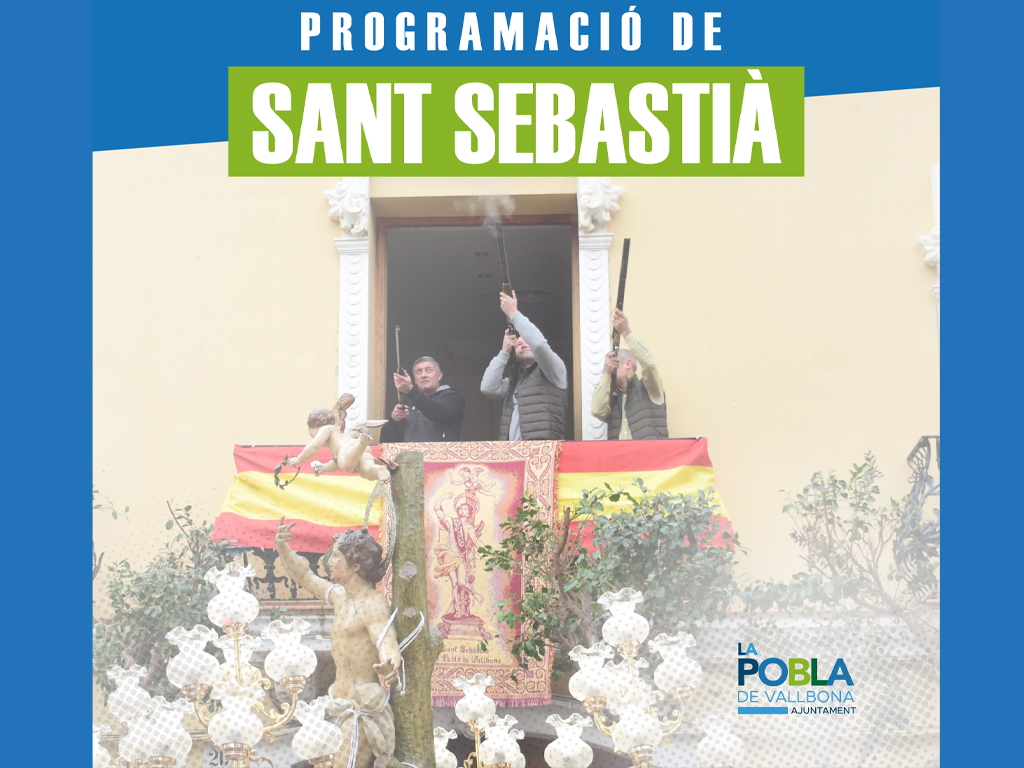La Pobla de Vallbona es prepara per a celebrar les seues festes patronals en honor a Sant Sebastià