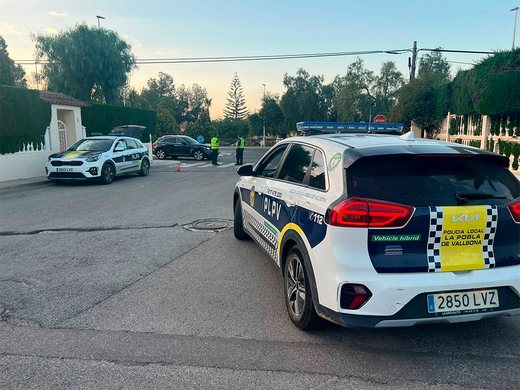 La Pobla de Vallbona reduce un 14% la tasa de criminalidad en el primer trimestre de 2025